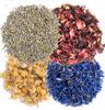 A D Food & Herbs Combo of Dried Lavender/Hibiscus/Blue Corn/Chamomile Flower Petals Aromatic Edible for Homemade Lattes,Tea Blends,Bath Salts,each pack (200 Gms) view 1