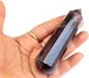 Jet Natural Massager Wand 16 Faceted For Stick Point Treatment Reiki Healing (Amethyst Massager 8-10 cm) view 3