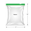 LAPREX Pack Of 20 Yellow Reusable Plastic Zipper Bags, Expandable Bottom, Freezer & Microwave Safe, Ideal For Food Storage view 2