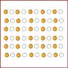 4beauty Therapy Sujok Byol Acupressure Magnet Medium Yellow & White (Pack of 50) with Half Inch Tape view 4
