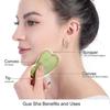 ACP ACUPRESSURE Flfwlass Facial Neck Massager Jade Roller&Gua Sha Stone view 2