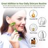 ACP ACUPRESSURE Flfwlass Facial Neck Massager Jade Roller&Gua Sha Stone view 3