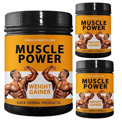Muscle Power | Weight Gainer & Mass Gainer | Flavor Mango | Pack of 3