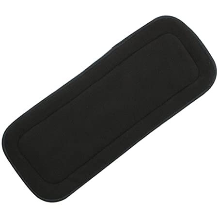 Salma's Tinytots Charcoal Bamboo 5 Layered Insert Pad for Adult underwear, Protector , Panties, Padded Underwears, Adultdiapers For Men & Women | Washable, Reusable , Incontinence Adult Cloth Insert Pads For Panties & Cloth Diapers.(Size 13.5 *36cm)