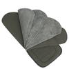 Salma's Tinytots Charcoal Bamboo 5 Layered Insert Pad for Adult underwear, Protector , Panties, Padded Underwears, Adultdiapers For Men & Women | Washable, Reusable , Incontinence Adult Cloth Insert Pads For Panties & Cloth Diapers.(Size 13.5 *36cm) view 4