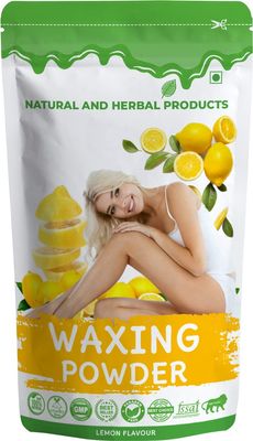 Lemon Herbal Waxing Powder | Wax | Instant Hair Removal | Women | Zero Pain | No Side Effects | All Types Skin | Hand | Leg | Underarm | Private Part | Herbal - 100 Gram