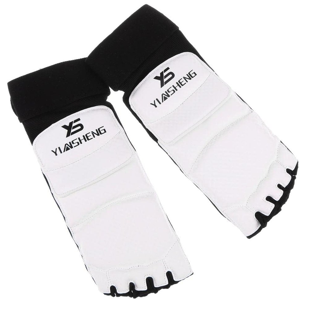 CALANDIS PU Taekwondo Foot Protector Guard Karate MMA Pads Socks Sparring Gear L
