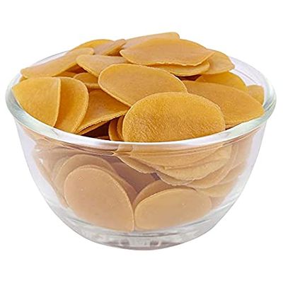 90's MILL Diwali Sale Ready to Fry Dry Golgappa (Oval Papad),1Kg Great Indian Festival