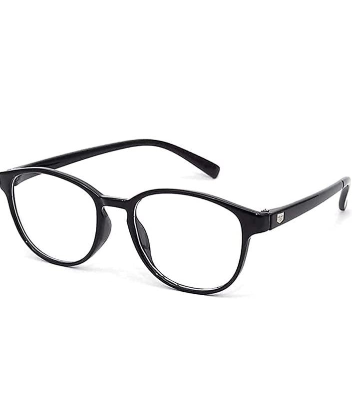 Zaveri Optic Progressive Reading Glasses For Unisex Blue Cut or Anti Glare or Non Anti Glare available +1.00 to +3.00 Black 5 Colour (Progressive Anti Glare, Distance plano/Reading+1.50)