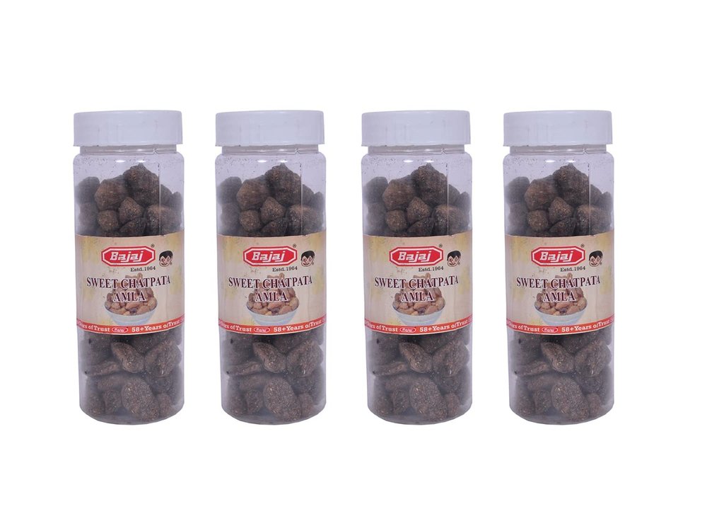 OMRAJ Chatpata Amla Candy 800g Chatpata and Sweet Flavored Dried Awla Candies (200g each) (Pack of 4)