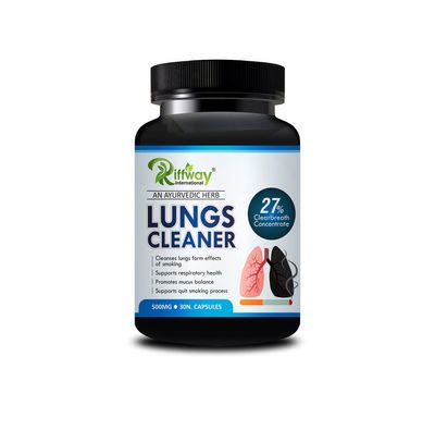 Lungs Cleaner Natural Capsule To Smokers Cleanses & Detoxifies Lungs