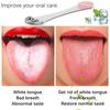 Moosec Tongue Scraper Cleaner, Get Rid of White Tongue, 100% BPA Free - 1 Set Comes 2 Silicone Tongue Brushes view 2