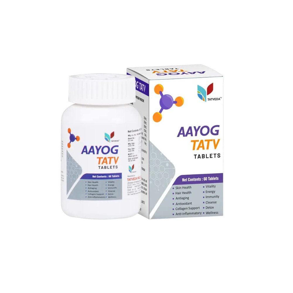 Aayog Tatv Vitality, Energy and Immunity Supplement | Ayurvedic Formula. 60 Tablets