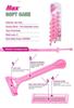 Jamon Soft Care Disposable Razor for Body for Women and Men With Nourishing White Stripe.(Pack of 12) (Blue Or Pink) (Random Colour) view 2