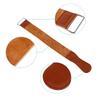 Leather Strop for Knife Sharpening, Knife Strop, Stropping Leather, Straight Knife Sharpening Cowhide Manual Strap Straight Barber Shaving Strap Tool Polishing Anti Leather view 3