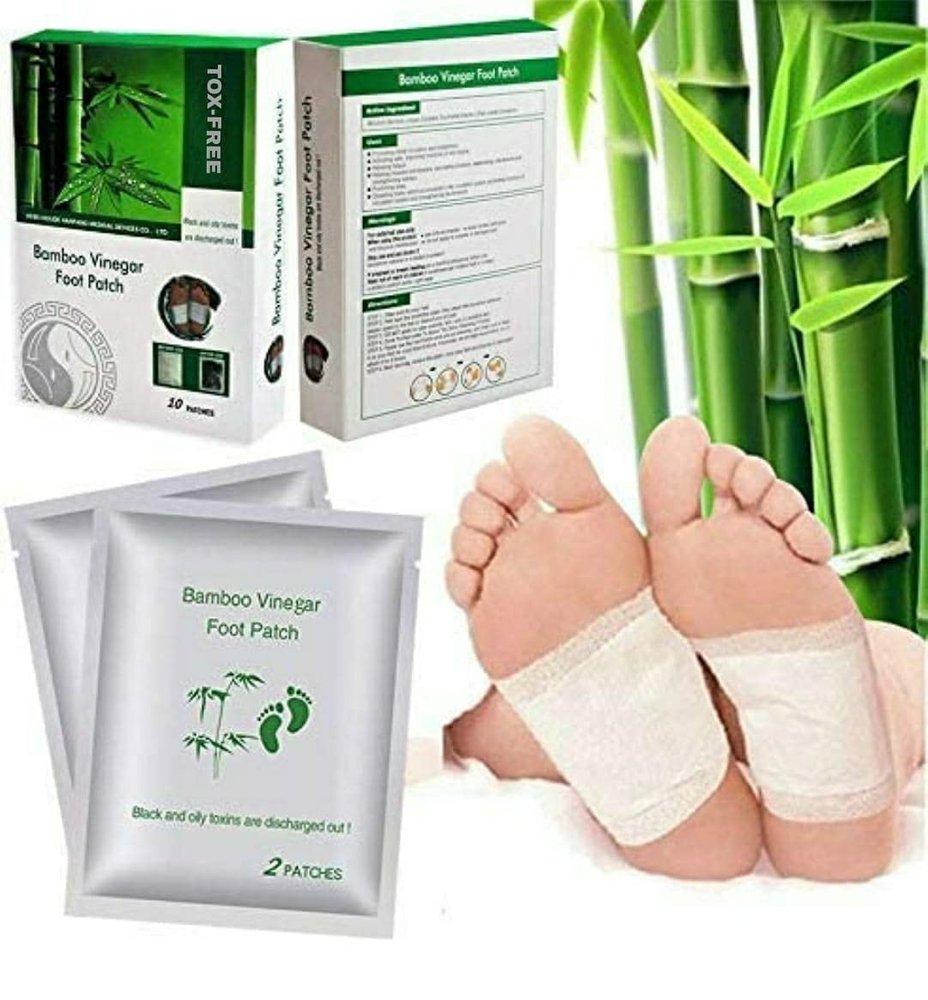 FEDORA etox Foot Patches, Pain Free Foot Pads for Stress Relief Sleep, Remove Toxins Cleansing Detox Foot Patches Kit for Release Body (1 BOXES = 10 Patches) (Detox)