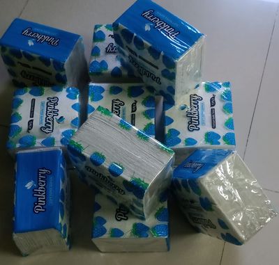 Infinite tech 1000 no's (Set of -10 Packet) Hygienic Tissue Paper Napkins size (30 x 30) CM for cleaning