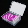 Lina Trading 30 Pieces Interdental Brush Toothpick Floss Teeth Cleaner Oral Care Rose Red view 3