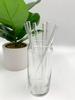 MGLASS - 4 Pack Reusable Glass Drinking Straws - 7" x 7 mm - Clear Glass Straws with a Cleaning Brush - Perfect Straw for Coffee, Tea, Wine, Juice, Water - Environment Friendly view 1