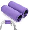2 Pack Walker Hand Grips Cover, Coldairsoap Walker Cushion Hand Grips For Rolling Wheelchair, Elderly Grippers, Rollator Handle(Purple) (purple) view 1