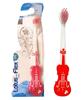 Red Champion Child Tooth Brush Lotus Flex Gitar & Gun Design | Soft BPA-Free Baby Training Toothbrush Set | Easy Grip, Soft Bristles | Baby Kids Infant Toothbrush Pack of 4 Units view 3