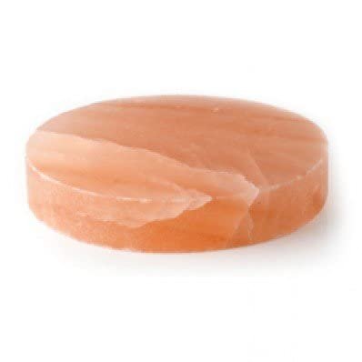 Josan Brothers Natural Himalayan Rock Salt Block Cooking Plate for Cooking, Grilling, Cutting and Serving, Food Grade Salt (8 X 8 X 2 (Round Shape))