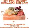 Josan Brothers Himalayan Pink Salt Block for Grilling (8"x8")- Barbecue Grill Slab Maintains Even Temperature Hot or Cold - Naturally Adds Salty Flavor to Cooking... (8 X 8 X 2) view 2