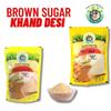 Captain Jaggy Brown Shakkar Natural Crystal Sugar/ jaggery powder and Desi Khand (Combo Pack) No Preservatives Added pack of 2 combo pack view 2