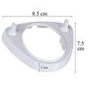 Electric Toothbrush Holder Base Stand Electric Toothbrush Head Support Compatible for Braun Oral B Toothbrush Charger with 4 Pack Electric Toothbrush Heads Cover view 3