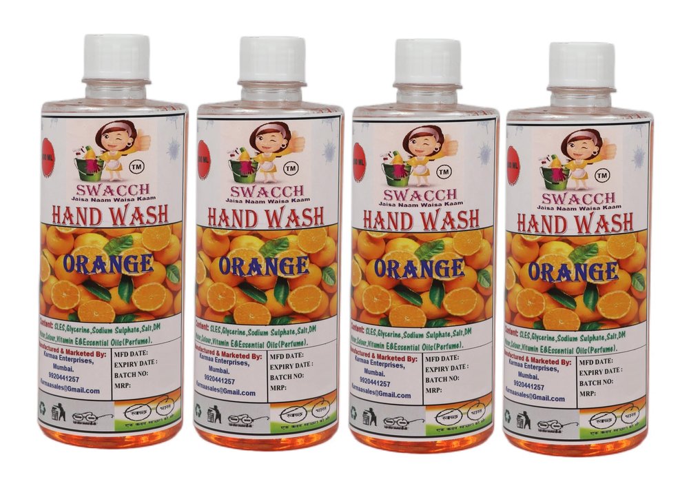 HANDWASH 500ML(PACK OF 1) (ORANGE, PACK OF 4)