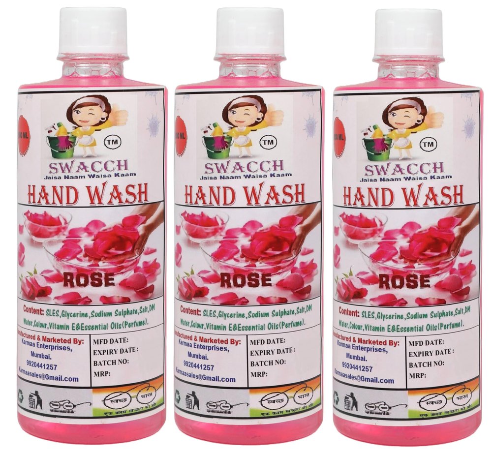 HANDWASH 500ML(PACK OF 1) (ROSE, PACK OF 3)