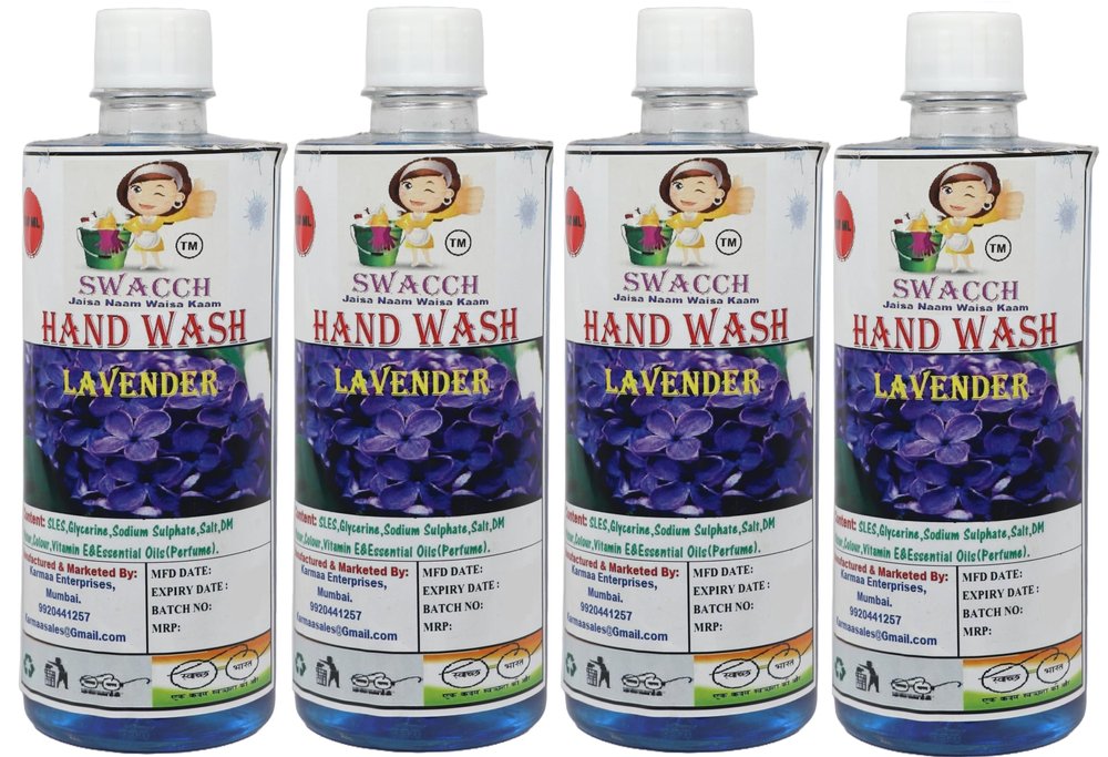 HANDWASH 500ML(PACK OF 1) (LAVENDER, PACK OF 4)