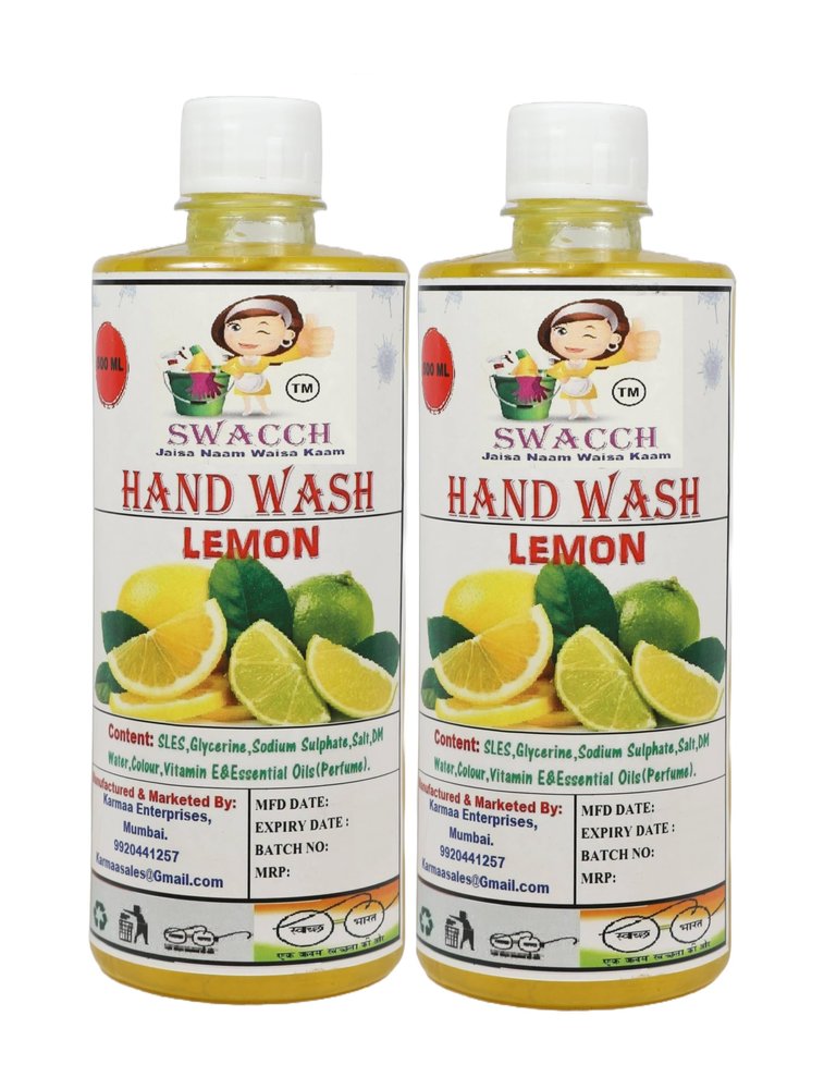 HANDWASH 500ML(PACK OF 1) (LEMON, PACK OF 2)