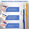 AIM DENTAL SUPPLY AIM Braces Toothbrush Soft Head V Trimmed Design 2-Pack | Quick Orthodontic Cleaning | Deep Clean Braces at Home view 4