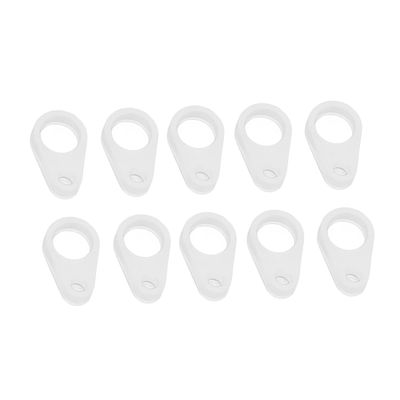 10pcs Hearing Aid Clip Adaptor, Anti Loss Hearing Aid Silicone Ring for Elderly Kids(S)