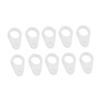 10pcs Hearing Aid Clip Adaptor, Anti Loss Hearing Aid Silicone Ring for Elderly Kids(S) view 1