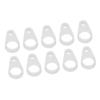 10pcs Hearing Aid Clip Adaptor, Anti Loss Hearing Aid Silicone Ring for Elderly Kids(S) view 2