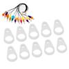10pcs Hearing Aid Clip Adaptor, Anti Loss Hearing Aid Silicone Ring for Elderly Kids(S) view 3