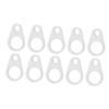 10pcs Hearing Aid Clip Adaptor, Anti Loss Hearing Aid Silicone Ring for Elderly Kids(S) view 4