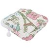 FOMIYES Zipper Sanitary Napkin Bag for Girls Women Tampon Storage Bag Sanitary Pad Organizer Menstrual Pad Pouch Travel Size Period Bag (Tower and Bird) view 1