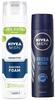 NIVEA MEN Shaving, Sensitive Shaving Foam, Lotion 250ml & Fresh Active Original Deo,150ml view 1