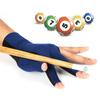 CALANDIS Non Slip 3 Finger Billiards Gloves Left Hand Elastic for Women Men Handwear Dark Blue view 2