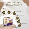 SAHU GAJAK BHANDAR Peanut chikki 1800 Gram (3 Box Each 600g) Peanuts Bar | Mungfali Gajjak | Punjabi Chiki | No Added Preservatives and Colours | Gajjak | Sweets | Gazak view 3