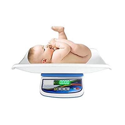 Dr. Care Digital Baby Weighing Scale, Infant, & Toddler Tray Weight Scale Measure Up To 30Kg With LCD Display Baby Weight Machine,White