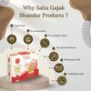 SAHU GAJAK BHANDAR Gur Ki Khasta Gajak 2kg (4 x 500g Boxes) | Sesame Chikki Snacks | Til Patti | Gud Gajak | Khasta Gachak | Traditional Indian Mithai | Handmade | No Preservatives view 3