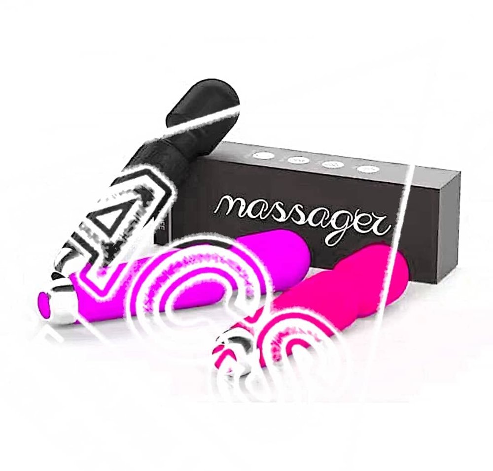 ACS Electric Full Body Massager Waterproof Rechargeable Personal Body for Women, Cordless Handheld Wand Vibrate 20 Vibration Modes 8 Speed Patterns, Pain Relief Massage For Women Multi Colour
