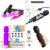 ACS Electric Full Body Massager Waterproof Rechargeable Personal Body for Women, Cordless Handheld Wand Vibrate 20 Vibration Modes 8 Speed Patterns, Pain Relief Massage For Women Multi Colour view 2