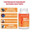 Nutrisage Back Health, Spine and Disc, Back Pain Relief with 9 Potent Herbs - All Natural, Help Relieve Back Pain, Spondylitis,60 Veg Capsule view 3