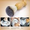 KUMarte Shaving Brushes for Men 3 Pack Travel Shaving Brush Vegan Wood Handle Synthetic Hand Crafted Face Cleaning Tool Father's Day Gifts Shaving Brush view 3
