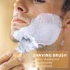 KUMarte Shaving Brushes for Men 3 Pack Travel Shaving Brush Vegan Wood Handle Synthetic Hand Crafted Face Cleaning Tool Father's Day Gifts Shaving Brush view 4
